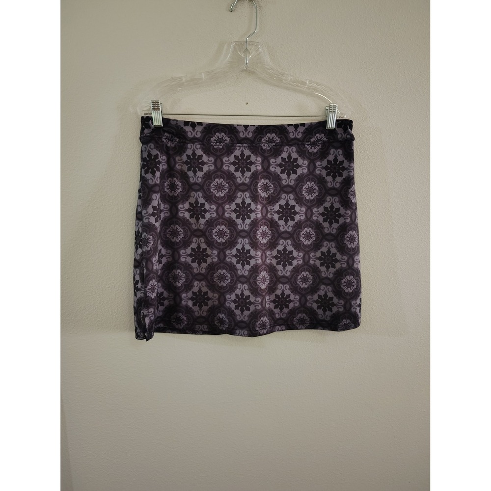 Ekouaer Womens Purple Medallion Print Active Athletic Skort Tennis Golf Skirt XL - Picture 3 of 3